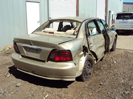 2001 MITSUBISHI GALANT 4 DOOR SEDAN ES MODEL MITSUBISHI GALANT AT FWD COLOR GOLD STK 133627
