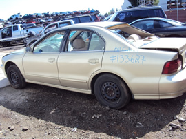 2001 MITSUBISHI GALANT 4 DOOR SEDAN ES MODEL MITSUBISHI GALANT AT FWD COLOR GOLD STK 133627