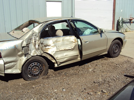 2001 MITSUBISHI GALANT 4 DOOR SEDAN ES MODEL MITSUBISHI GALANT AT FWD COLOR GOLD STK 133627