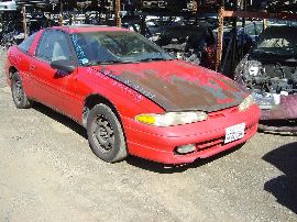 1992 mitsubishi eclipse rs model 1.8l mt 2 door coupe color red 
