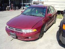 2001 MITSUBISHI GALANT 4 DOOR SEDAN ES MODEL 2.4L AT COLOR BURGANDY