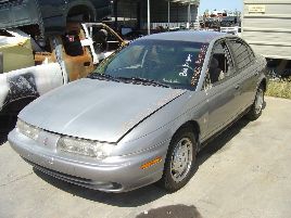 1997 SATURN SL2 MODEL 4 DOOR SEDAN 1.9L DOHC AT FWD COLOR SILVER