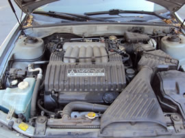 2002 MITSUBISHI DIAMANTE 4 DOOR SEDAN VRX MODEL 3.5L V6 AT FWD COLOR SILVER 133642