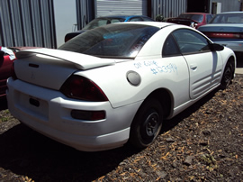 2001 MITSUBISHI ECLIPSE CPE 2.4L AT FWD COLOR WHITE STK 123594