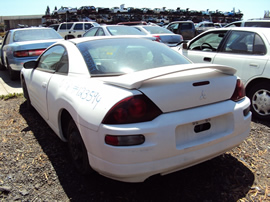 2001 MITSUBISHI ECLIPSE CPE 2.4L AT FWD COLOR WHITE STK 123594