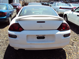 2001 MITSUBISHI ECLIPSE CPE 2.4L AT FWD COLOR WHITE STK 123594