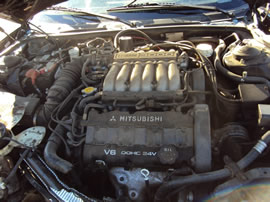 1995 MITSUBISHI 3000 GT 2 DOOR COUPE SL MODEL 3.0L DOHC NON TURBO MT FWD COLOR BLACK 133645