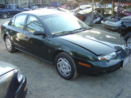 2000 SATURN SL2, GREEN STK#099751