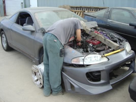 1996 MITSUBISHI ECLIPSE TALON, MANUAL TRANS, COLOR:GRAY, STK:093441