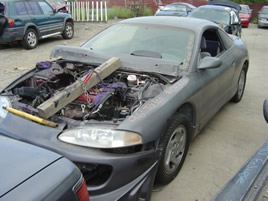 1996 MITSUBISHI ECLIPSE TALON, MANUAL TRANS, COLOR:GRAY, STK:093441