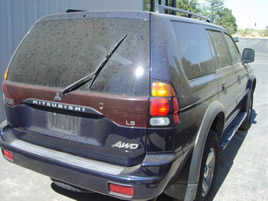 2002 MITSUBISHI MONTERO SP LS, 6CYL, AUTOMATIC 4X4, COLOR BLUE STK: 093458