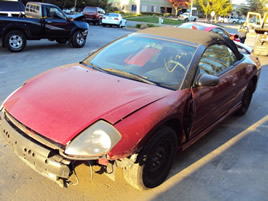 2001 MITSUBISHI ECLIPSE CONVERTABLE 4CY, AUTOMATIC TRANS, STK: 093468