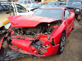 1995 MITSUBISHI 3000 GT VR4 TWIN TURBO 6 SPEED TRANSMISSION COLOR: RED STK# 103474