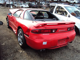 1995 MITSUBISHI 3000 GT VR4 TWIN TURBO 6 SPEED TRANSMISSION COLOR: RED STK# 103474
