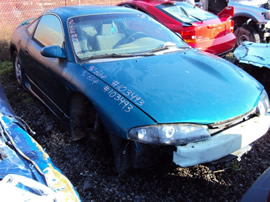 1996 MITSUBISHI ECLIPSE 4CYL, 5SP TRANSMISSION, COLOR-GREEN STK# 103493