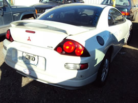 2001 MITSUBISHI ECLIPSE 4CYL, AUTOMATIC TRANSMISSION , COLOR WHITE, STK # 103532