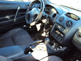 2001 MITSUBISHI ECLIPSE 4CYL, AUTOMATIC TRANSMISSION , COLOR WHITE, STK # 103532