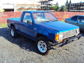 1991 MITSUBISHI PICK UP, 2.4L , MT, 2WD, COLOR BLUE, STK# 113559