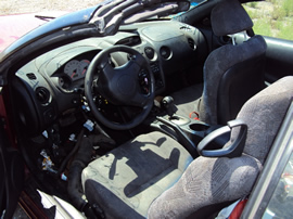 2001 MITSUBISHI ECLIPSE CONVERTIBLE 2.4L ENGINE, AUTOMATIC TRANSMISSION, COLOR RED, STK# 113562