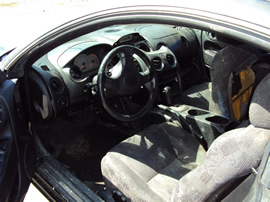2000 MITSUBISHI ECLIPSE GS MODEL COUPE 2.4L AT COLOR BLACK STK # 113563