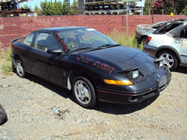 1996 SATURN SC2 MODEL COUPE 1.9L DOHC AT COLOR BLACK STK# 119804