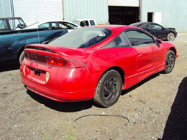 1995 MITSUBISHI ECLIPSE COUPE COLOR RED STK 113564