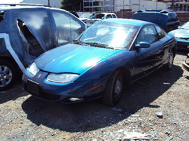 2002 SATURN SC2 COUPE 1.9L DOHC AT COLOR BLUE STK 119814