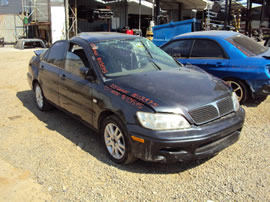 2003 MITSUBISHI LANCER ES MODEL 2.0L MT FWD COLOR GRAY STK # 113575