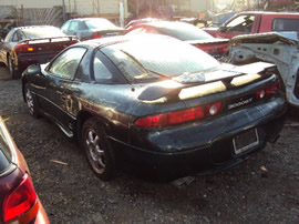 1995 MITSUBISHI 3000 GT SL MODEL,3.0L  DOHC N-T AT FWD COLOR GREEN STK 113580