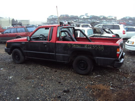 1991 MITSUBISHI TRUCK REGULAR CAB 2.4L AT 2WD COLOR RED STK 123588