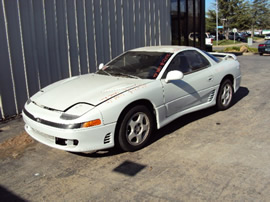 1993 MITSUBISHI 3000 GT SL MODEL 3.0L DOHC NON TURBO MT FWD COLOR WHITE STK # 123590