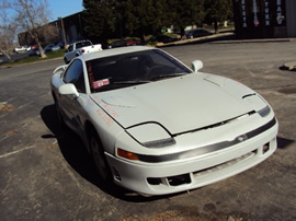1993 MITSUBISHI 3000 GT SL MODEL 3.0L DOHC NON TURBO MT FWD COLOR WHITE STK # 123590