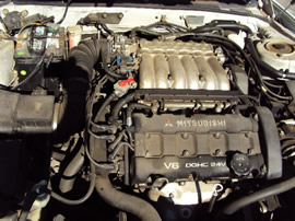 1993 MITSUBISHI 3000 GT SL MODEL 3.0L DOHC NON TURBO MT FWD COLOR WHITE STK # 123590