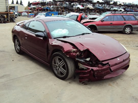 2003 MITSUBISHI ECLIPSE GT MODEL COUPE 3.0L AT COLOR MAROON STK 123592