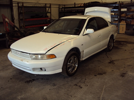1999 MITSUBISHI GALANT 4 DOOR SEDAN GTZ MODEL 3.0L V6 AT FWD COLOR WHITE STK 123608