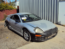 2000 MITSUBISHI ECLIPSE 2 DOOR COUPE RS MODEL 2.4L MT FWD COLOR SILVER STK 123609