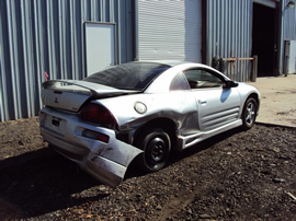 2000 MITSUBISHI ECLIPSE 2 DOOR COUPE RS MODEL 2.4L MT FWD COLOR SILVER STK 123609