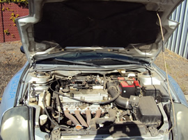 2000 MITSUBISHI ECLIPSE 2 DOOR COUPE RS MODEL 2.4L MT FWD COLOR SILVER STK 123609