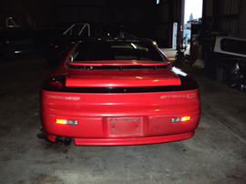 1991 DODGE STEALTH 2 DOOR COUPE RT MODEL 3.0L DOHC NON TURBO AT FWD COLOR RED  STK 123612