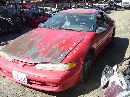 1992 mitsubishi eclipse rs model 1.8l mt 2 door coupe color red 