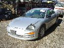 2002 mitsubishi eclipse rs model 2 door coupe 2.4l mt 5 speed fwd color silver