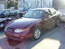 2000 SATURN L300 4 DOOR SEDAN 3.0L AT BURGANDY