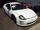 2001 MITSUBISHI ECLIPSE CPE 2.4L AT FWD COLOR WHITE STK 123594
