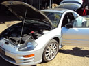 1997 MITSUBISHI ECLIPSE COLOR SILVER, STK#103521
