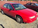 1999 SATURN SL2, COLOR-RED STK# 119796