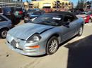 2002 MITSUBISHI ECLIPSE CONVERTIBLE 2.4L MT COLOR SILVER STK 113571